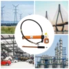 10T Hydraulic Ram Cylinder Jack Hydraulic Jack Hand Pump Single-Acting 0.43" Stroke for Machinery Shipbuilding 5