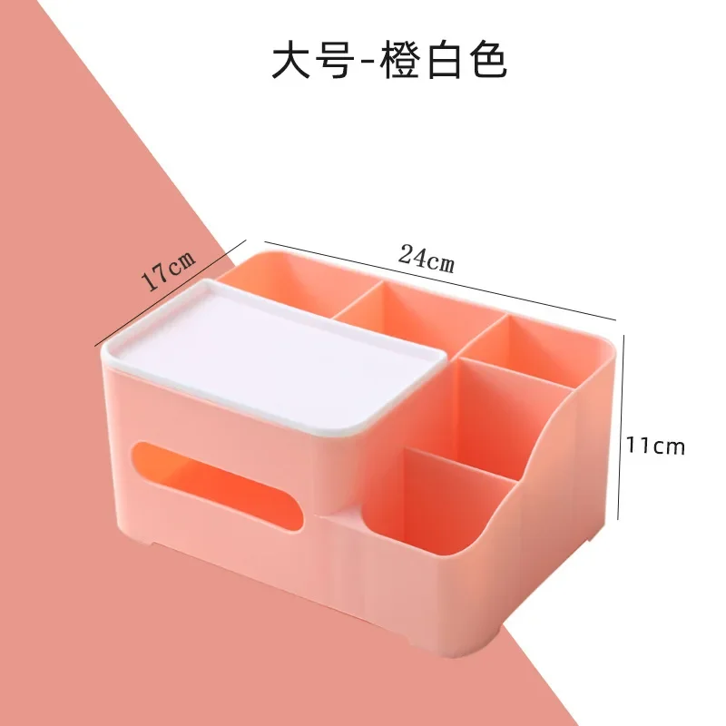 Multifunctional Tissue Storage Box Cover Napkin Holder Sundries Ontainer Stationery Organizer for Bedroom Office Bathroom Vanity 6