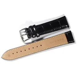 Premium Genuine Leather Quick Release Watch Strap - Multiple Sizes Available - 14mm (Black - S)