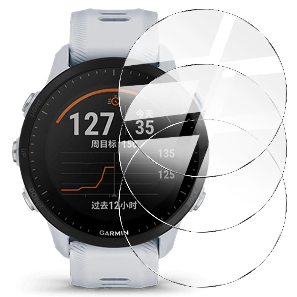 Premium Tempered Glass Watch Screen Protector – 9H Clear Film (1-5 Pack)