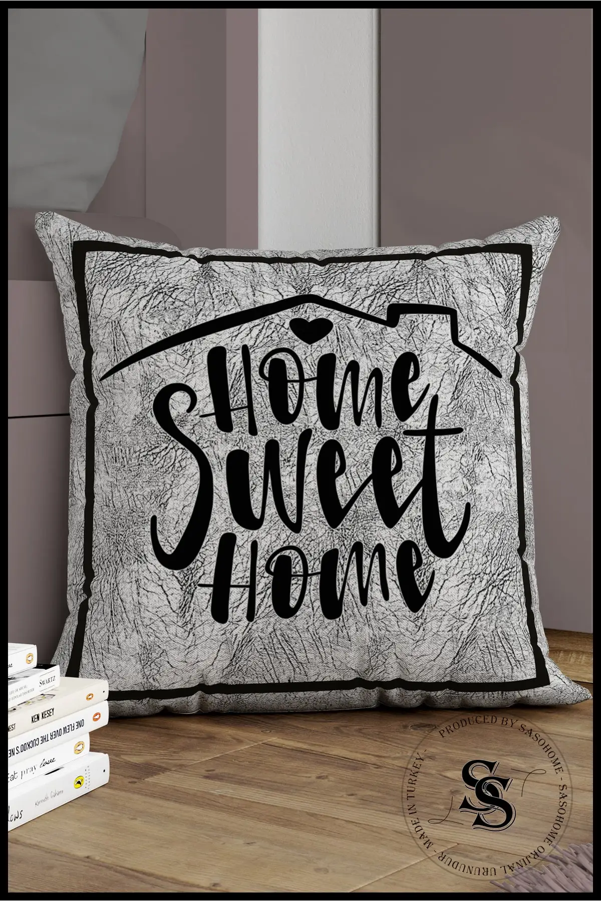 

Серая подушка с буквами-домашняя Милая домашняя буква-серый фон декоративная подарочная наволочка