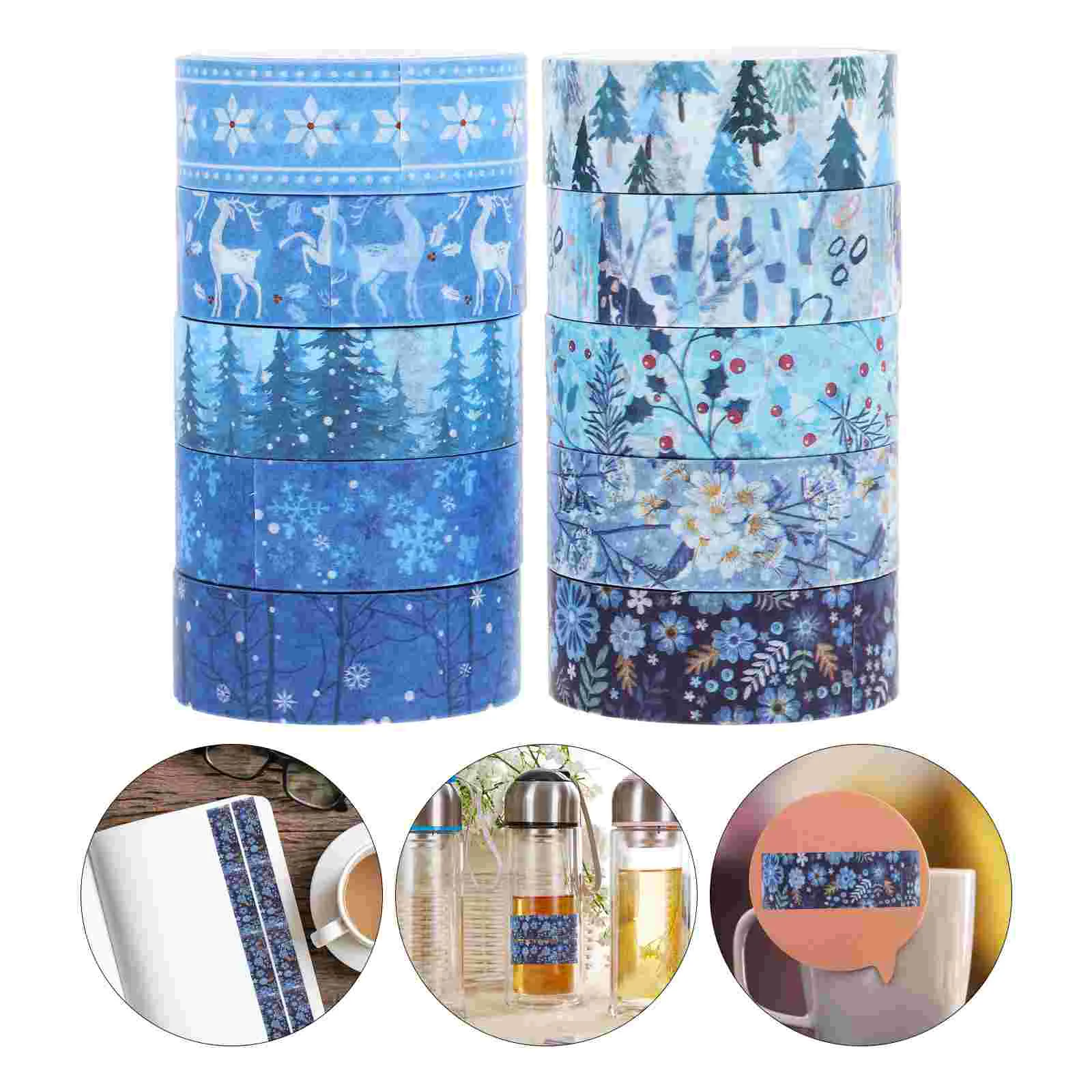 

of Washi Tape Winter Season Themed Washi Tape Christmas Elements Washi Tape Home Decoration