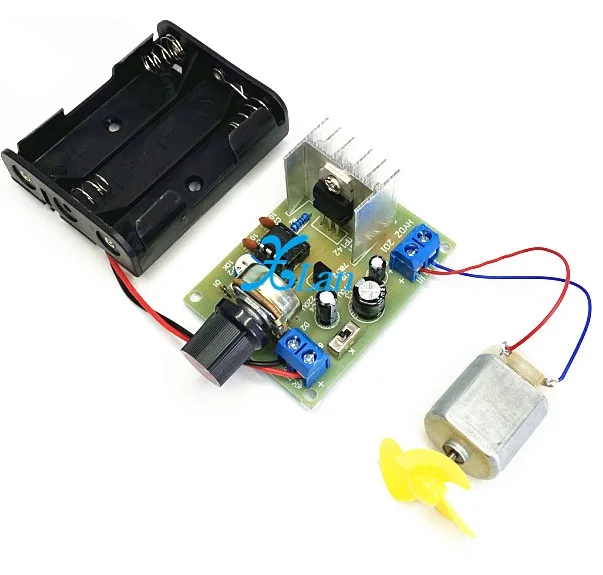 

NE555 Motor Speed Regulation Kit Maker DIY Teaching Electronic Manufacturing Technology Test Assembly Training Welding NEW