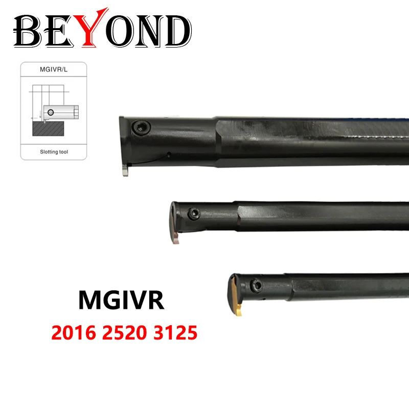 BEYOND MGIVR MGIVL 내부 홈 가공 공구 홀더 MGIVR2016 MGIVR2520 MGIVR3125 MGMN 인서트 CNC 슬로팅 선반 절삭용 섕크