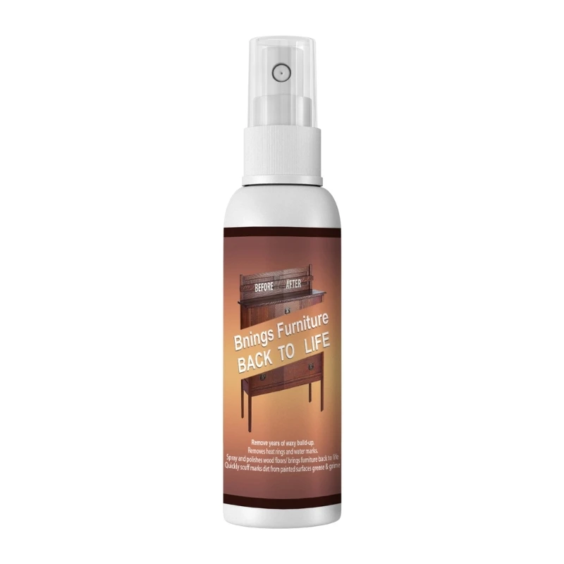 Wooden Scratch Repair Spray Furniture Repair Scratch Remover Furniture Polisher for Fast Acting Wood