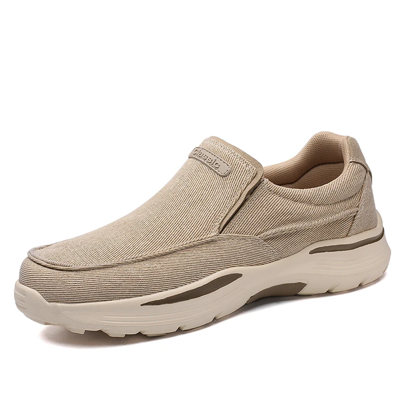 Men's Lightweight Canvas Loafers for Outdoor Hiking Camping Casual Sports Running Jogging Shoes Size 39-48 7