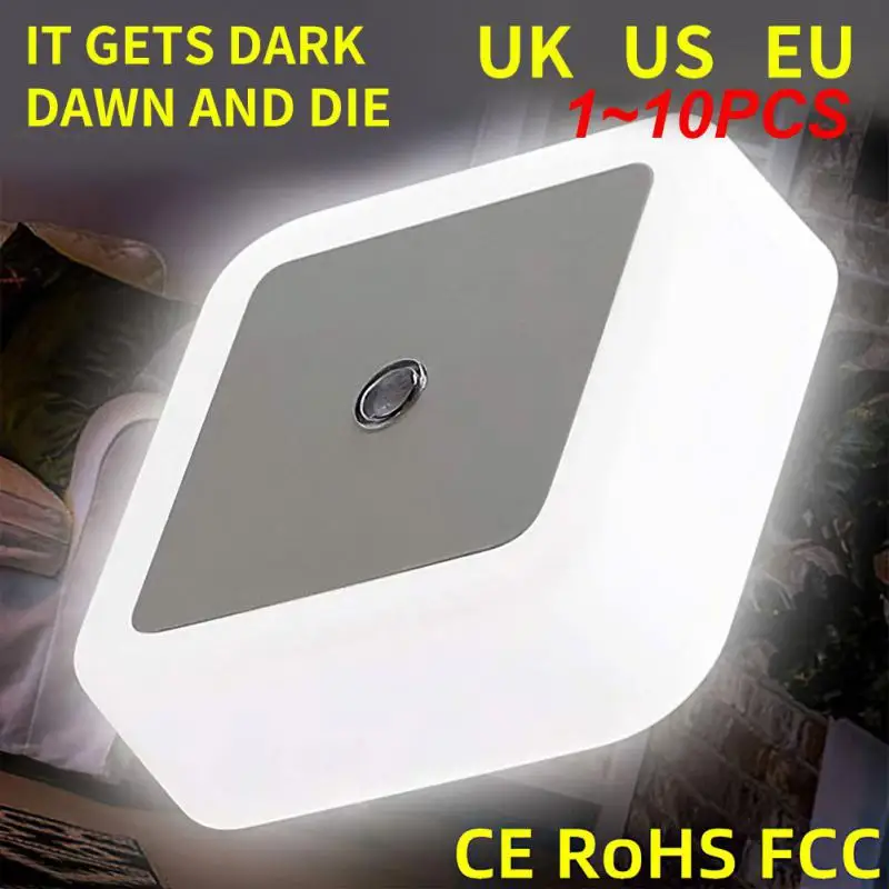 

1~10PCS Motion Sensor Night Light Wireless USB Rechargeable Cabinet Lamp Kitchen Bedroom Automatic Lighting Emergency Lights