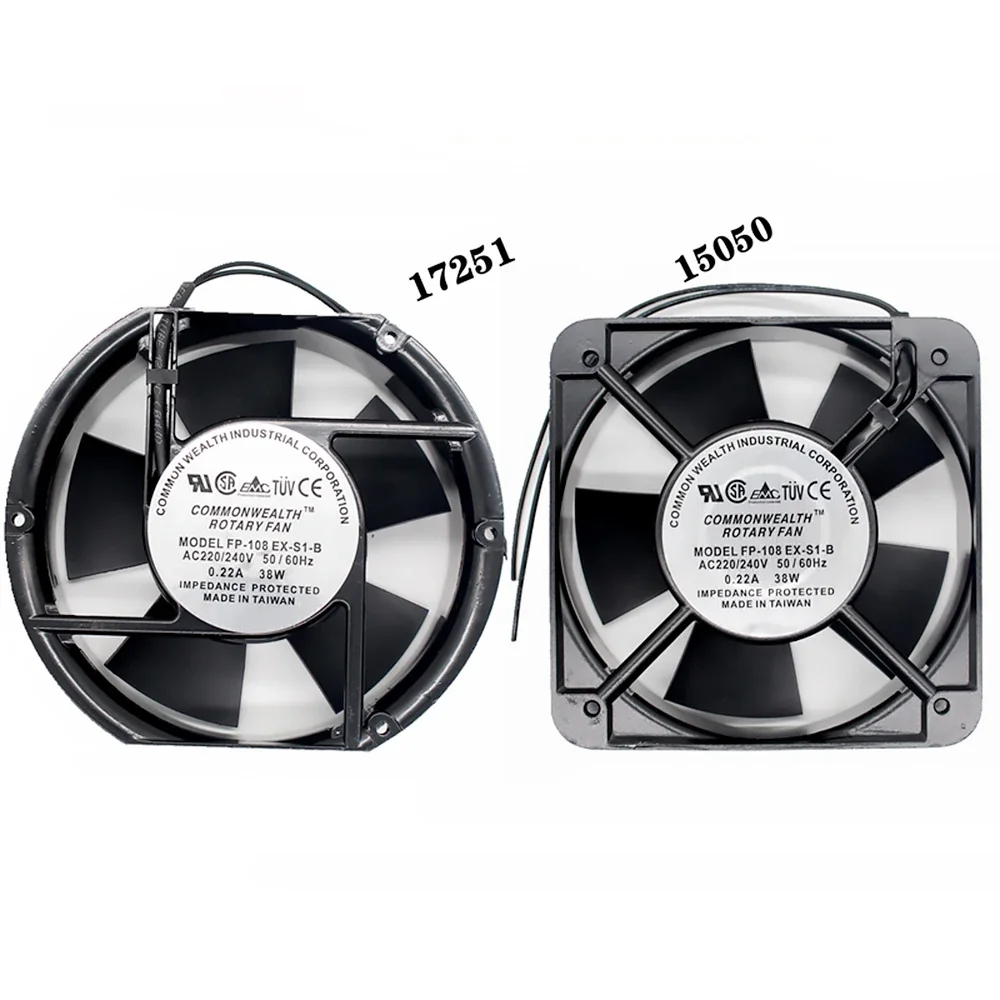 FP-108EX-S1-B For AC110V 38W 17251 AC Axial Cooling fan New Axial