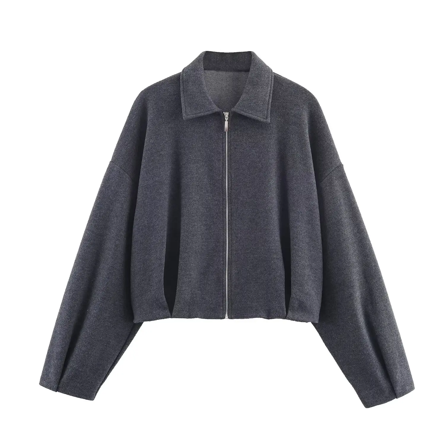 Women's Soft Casual Pants Set Or Lady Lapel Zipper Long Sleeved Pilot Jacket Or Female Commuting Outdoor Long Trousers Streetwea