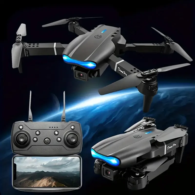 Drone Quadcopter KBDFA E99Pro HD Professional 4k Dual Camera WIFI fpv Aircraft Obstacle Avoidance Aerial Photography