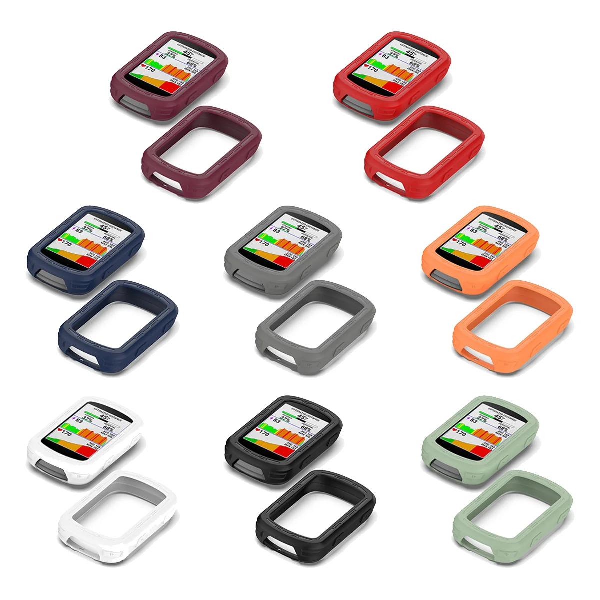 Silicone Candy Soft TPU Bike GPS Speedometer Case Cover
