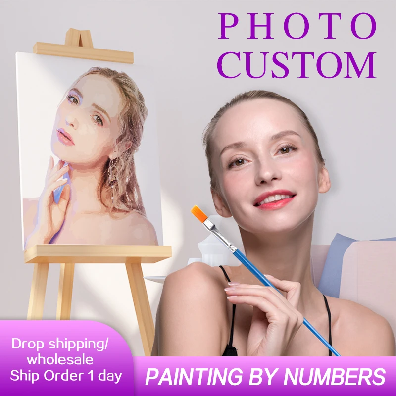 PaintingByNumberWholesaleDropshippingPersonalityPhotoCustomized