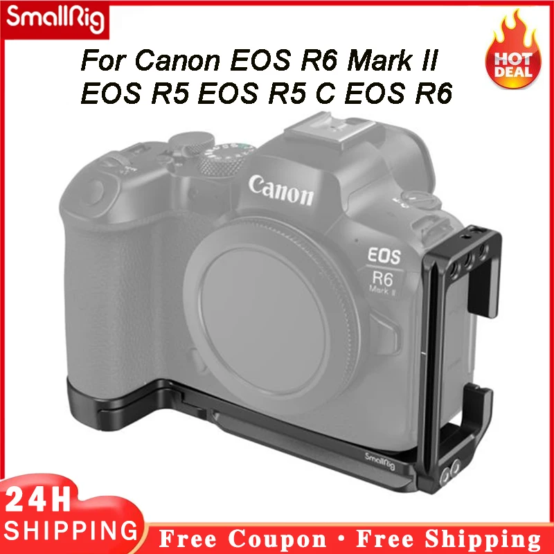 Piastra Di Montaggio A Forma Di L Smallrig Per Canon Eos R6 Mark Ii/Eos R5 /Eos R5 C/Eos R6 L 4160