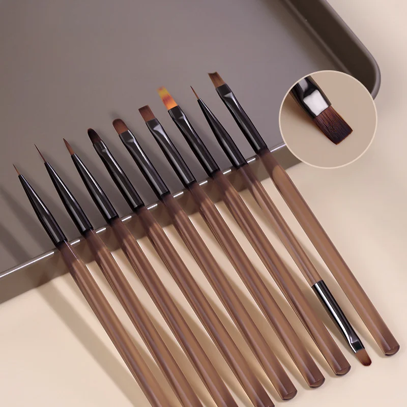 

1PC UV Gel Nail Brush Liner DIY Painting Pen Manicure Acrylic Drawing Brush for Nail Art Design Nails Tip Display Painting Tool