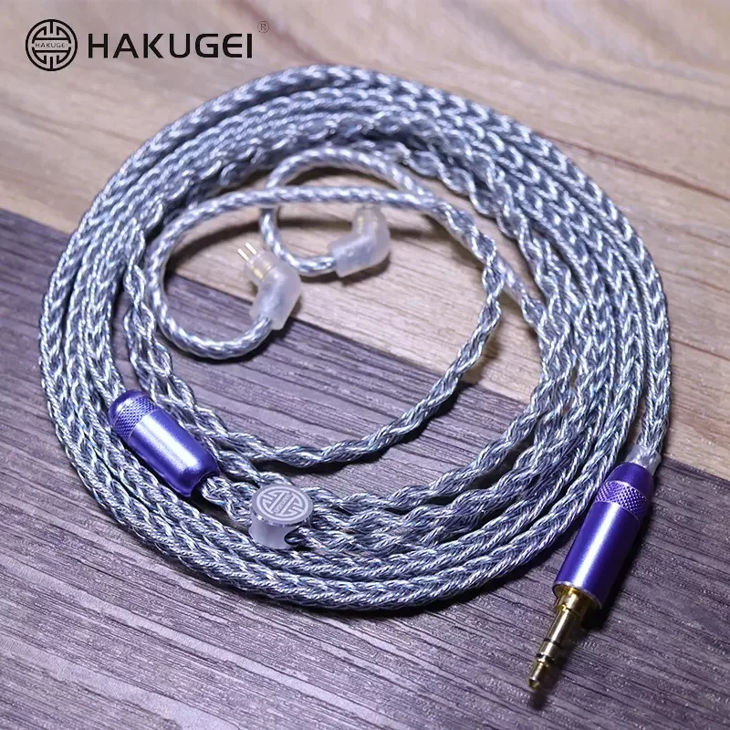 Hakutei-アップグレードケーブル,5 nofc,2ピン,0.78mm,qdc mmcx