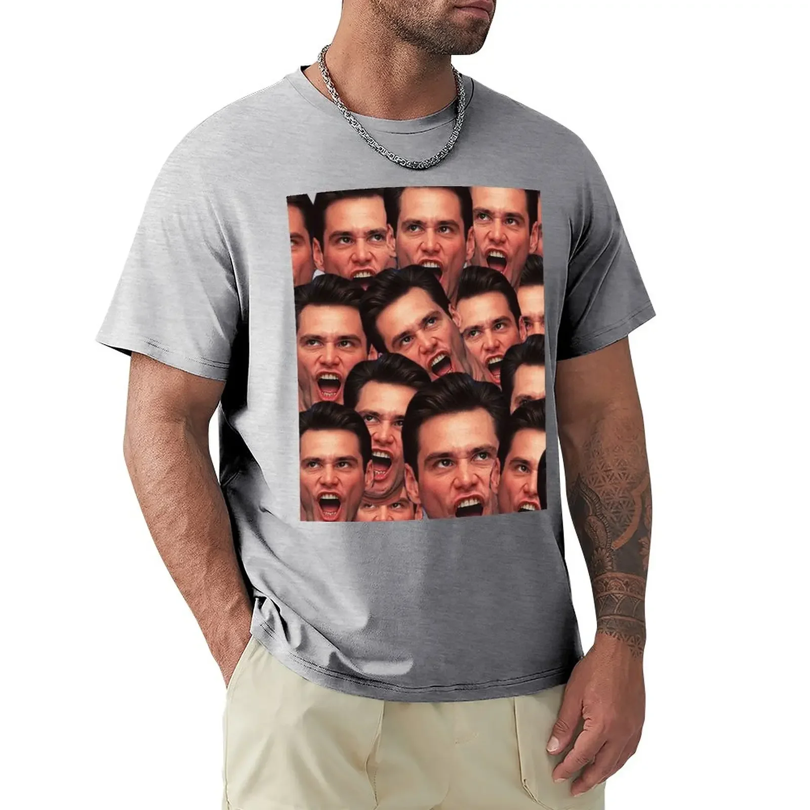 

Jim Carrey mashup T-Shirt sports fans kawaii clothes shirts graphic tees vintage men graphic t shirts