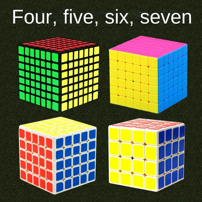 

Sixth-Order Seventh Order Magic Cubes High-Order Smooth Fourth and Fifth Stages 4567-Order Set Beginner Children's Educational