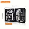 7/30pcs Manicure Set Nail Clipper toenail clippers pedicure tools, Suitable for Travel Manicure Kit Multifunction Nail Tools 4