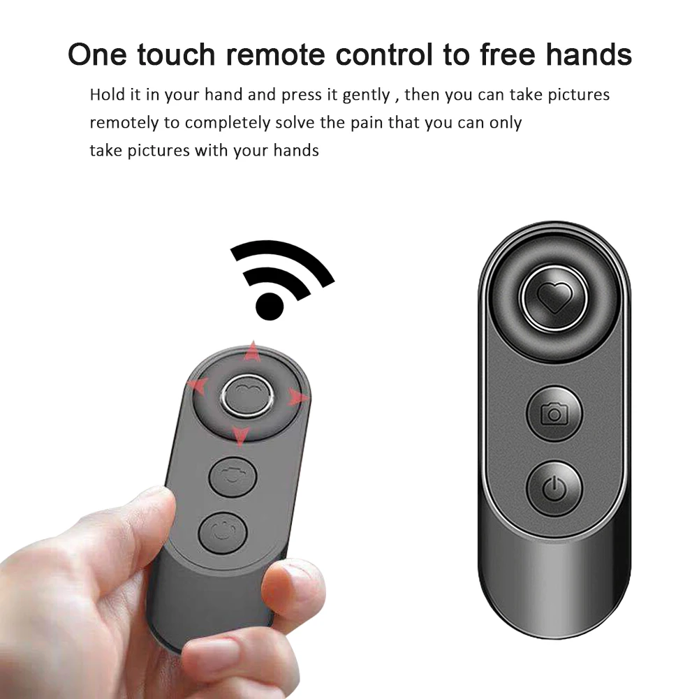 Bluetooth-Compatible Remote Control Button Wireless Controller Self-Timer Selfie Configuration Photo Studio Use camera remote shutter button camera remote shutter release