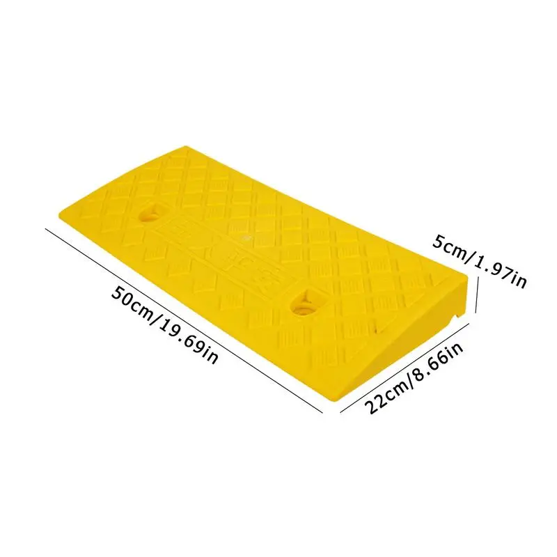 Car Ramps Entry Ramp Heavy Duty Home Threshold Step Mat Garage Ramp Non Slip Flooring Versatile For Scooters Motorcycles