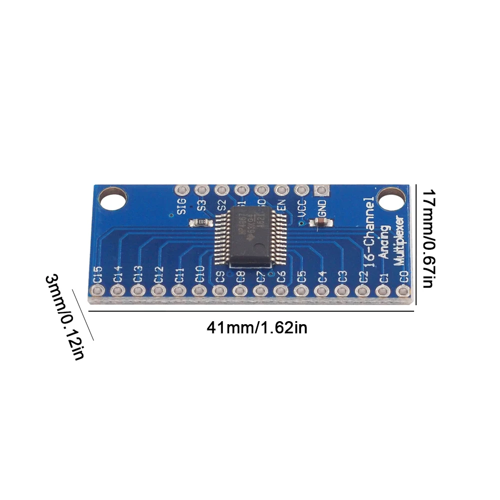 CD74HC4067 Analog Digital Multiplexer Mutual Convert Analog Digital MUX Breakout Board CMOS Precise 16-Channel Smart Electronics