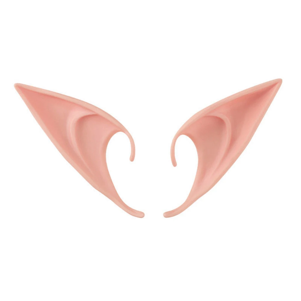 1-10 Pairs Elf Ears Monster Ears Goblin Ear Latex Elf Ears Halloween Cosplay Masquerade Costumes Halloween PropsProps Decor