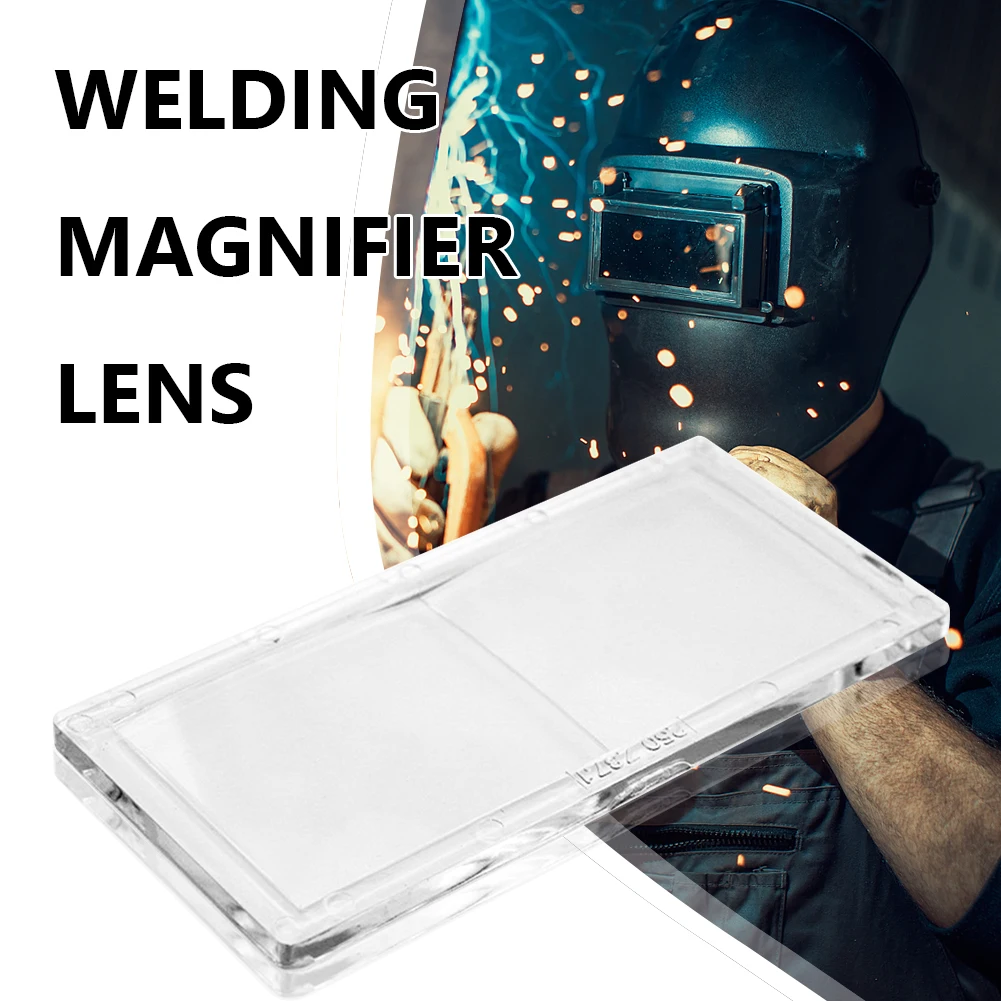 Welding Tools PC Lens Transparent PC Material 075/100/125/150/175/200/225/250/300 Diopter Welding Helmet Mask Glass Magnifier
