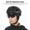 WEST BIKING Winter Cycling Cap Windproof Fleece Warm Sports Skull Cap Helmet Liner Running Skiing Bicycle Motocycle Cycling Hat 5