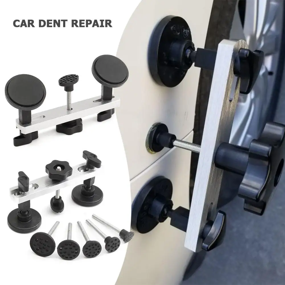 

Car Auto Dent Repair Tool Portable Car Body Repair Kit Dent Puller Kit Pulling Bridge Glue Pulling Tabs Car Repair Tools