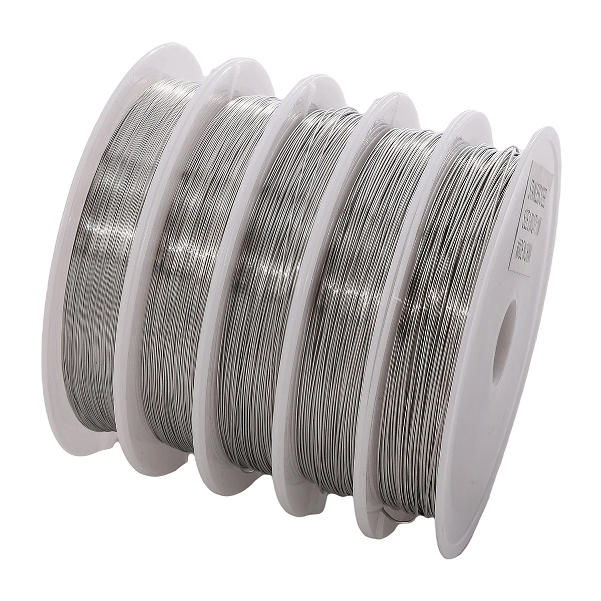 0,2/0,3/0,4/0,5/0,6 mm hochflexibler, korrosionsbeständiger, einsträngiger, weicher Stahl-Perlendraht zum Basteln von Perlenverpackungen – Detail 7