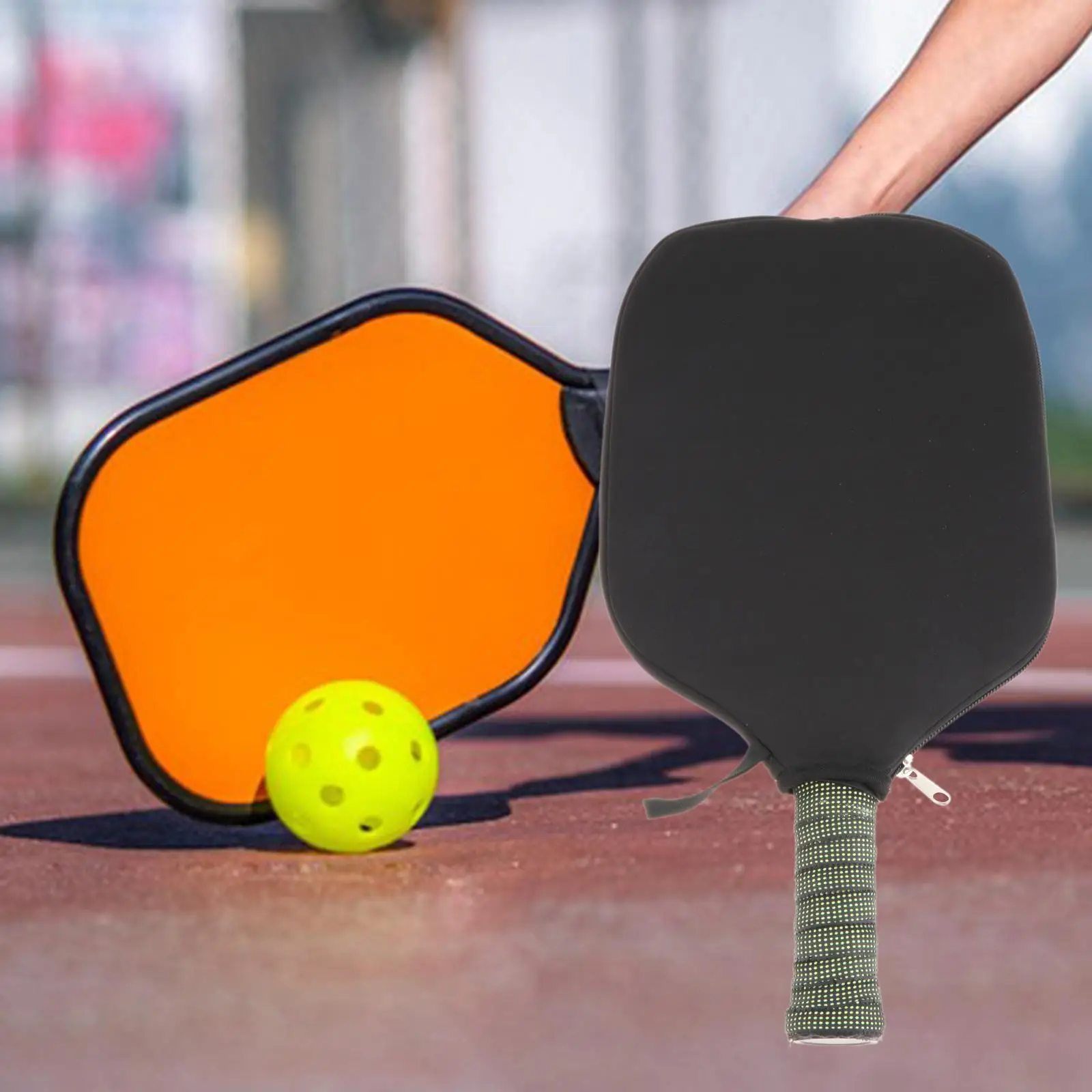 

Чехол для ракетки Pickleball, водонепроницаемый чехол премиум-класса, портативный защитный чехол для ракетки, для тренировок на открытом воздухе и занятий спортом