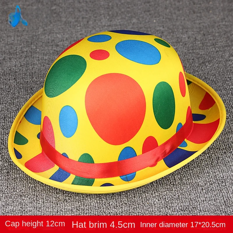 Halloween Hat Halloween Fancy Dress Up Hat Stage Show Props Clown Funny Dress Up Clown Hat