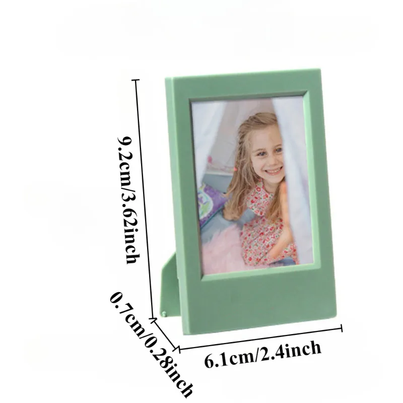 Creative Simple 3 inch Polaroid Small Photo Frame Living Room Bedroom mini Photo Frame Table 8pcs Different Colors