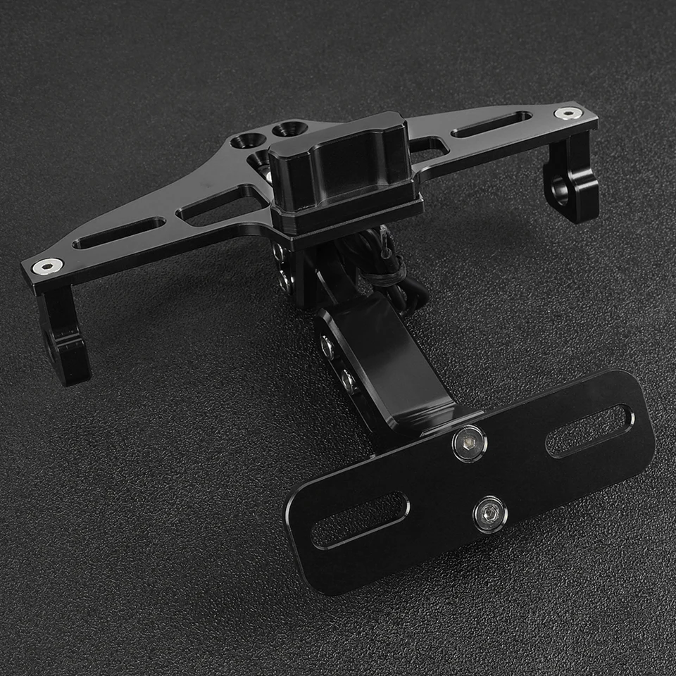 Portatarga Moto In Alluminio Per Ducati Diavel (2011-2015) E XDiavel – Supporto Con Indicatore Di Direzione Integrato, Angolazione Regolabile E Colori Disponibili