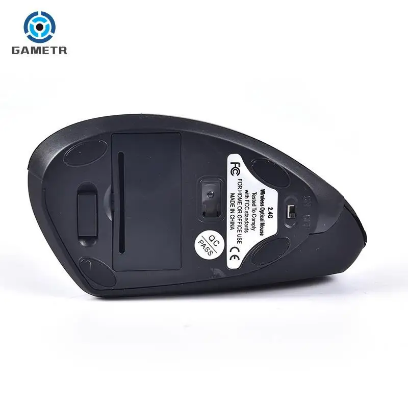 무선 수직 게이밍 마우스, 광학 인체공학 마우스, 1600DPI 게이머 마우스, 인기 판매