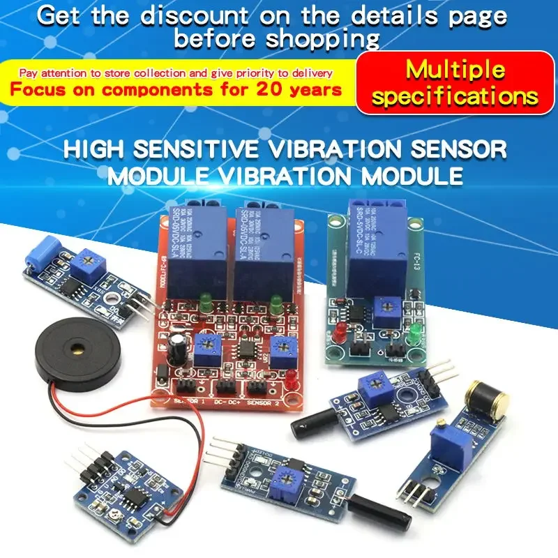 Highly Sensitive Vibration Sensor Module