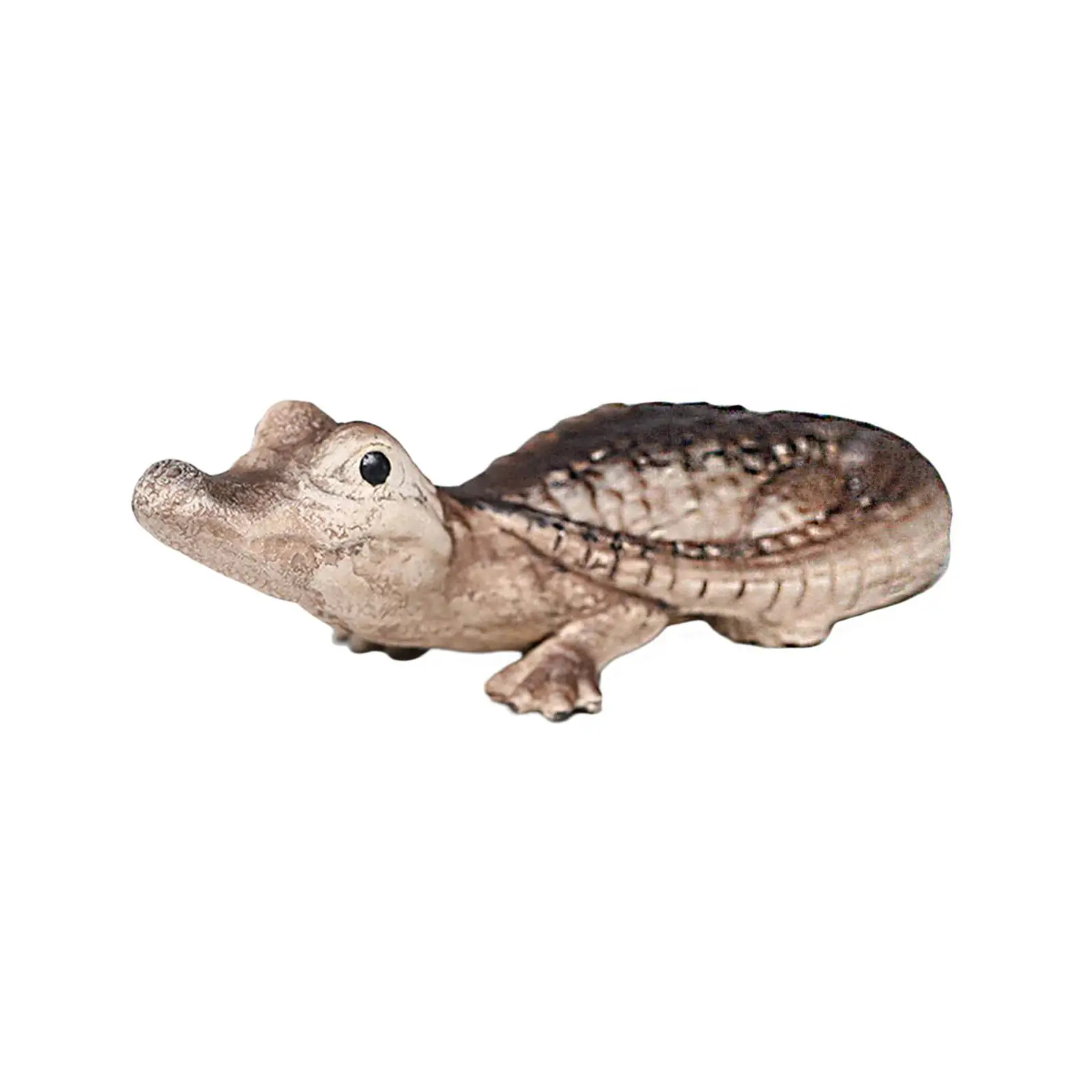 

Mini Clay Alligator Tea Pet Miniature Decoration Adorable DIY Terrarium Crafts