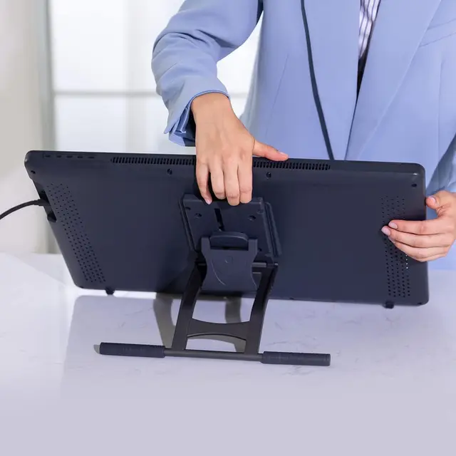 HUION ST100A Adjustable Drawing Tablet Stand Monitor Stand for Pen Displays, Adjustable VESA Mount Desk Stand, Suitable for Kamv 2