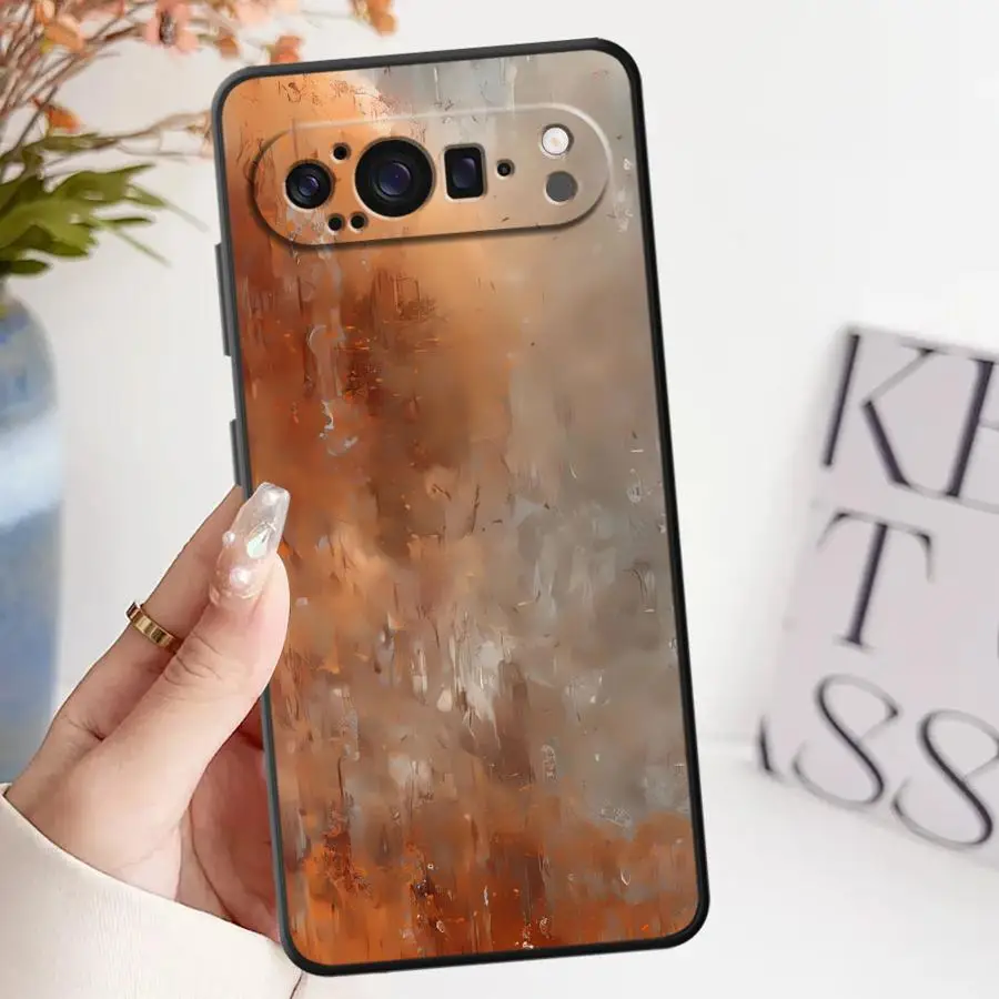 Vintage-Inspired Black Soft Shell Phone Case