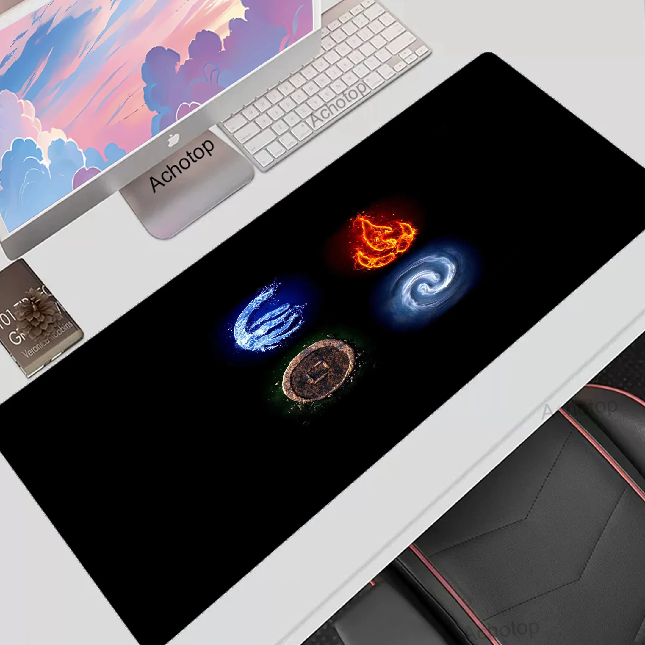 

Avatar the Last Airbender Mouse Pad Game Desktop Mousemat Anti-slip Deskmat Large Computer Keyboard Mousepad Big Rubber Carpet