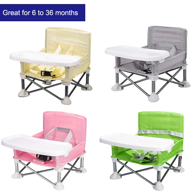 

Muiltifunctional Children's Baby Heighten Table Foldable Dining Camping Chair Booster Seat Portable Infant Accessories