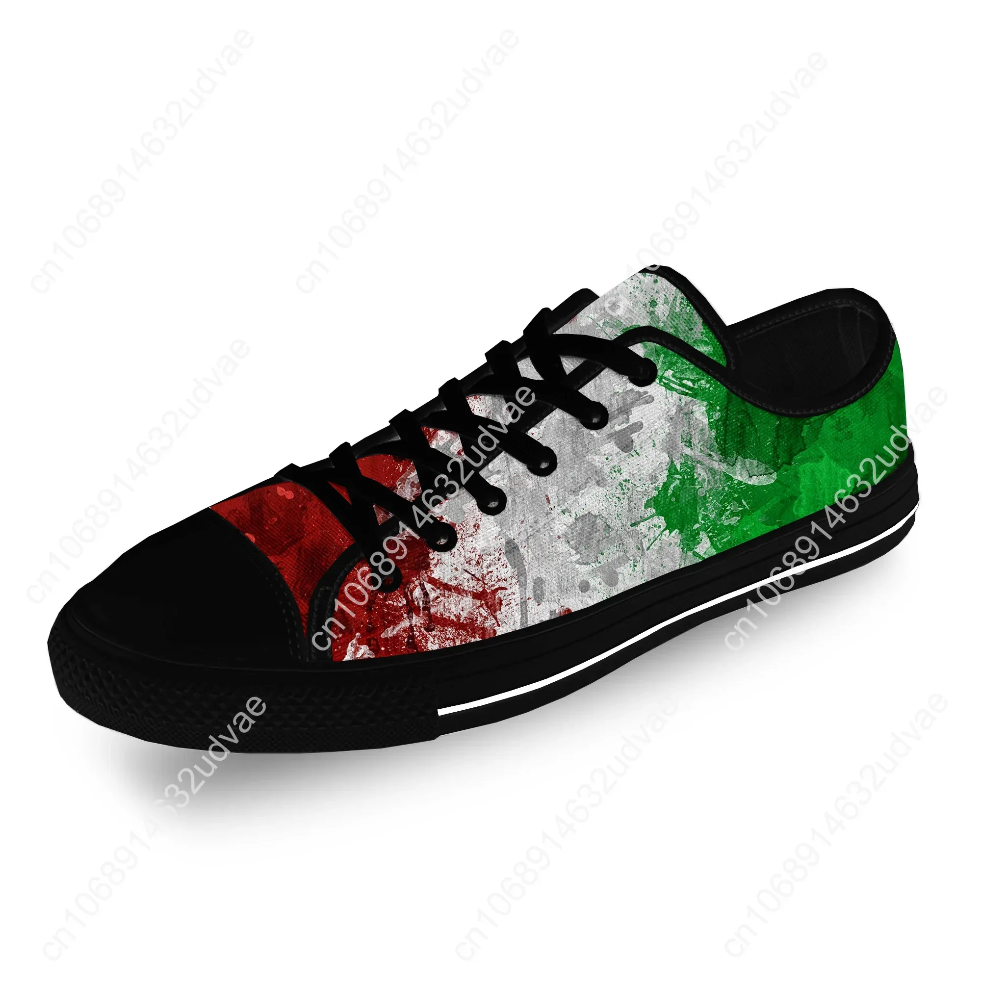 Italy Italian Italia Flag Patriotic Casual Cloth 3D Print Low Top Canvas Fashion Funny Shoes Men Women Breathable Sneakers