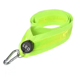 LED Reflective Sash Luminous Adjustable LED Night Running Gear for Jogging Night Dog Walking Hiking Cycling Walking in The Dark