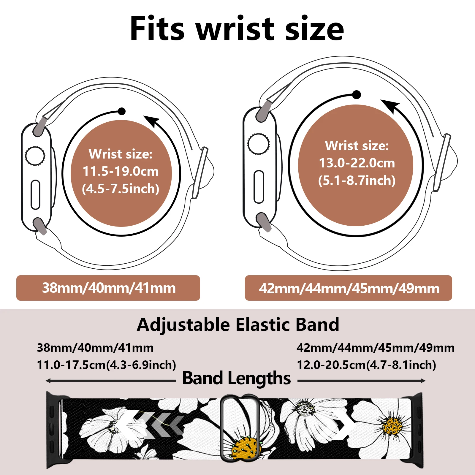 Versatile Women's Stretchy Watch Band Strap