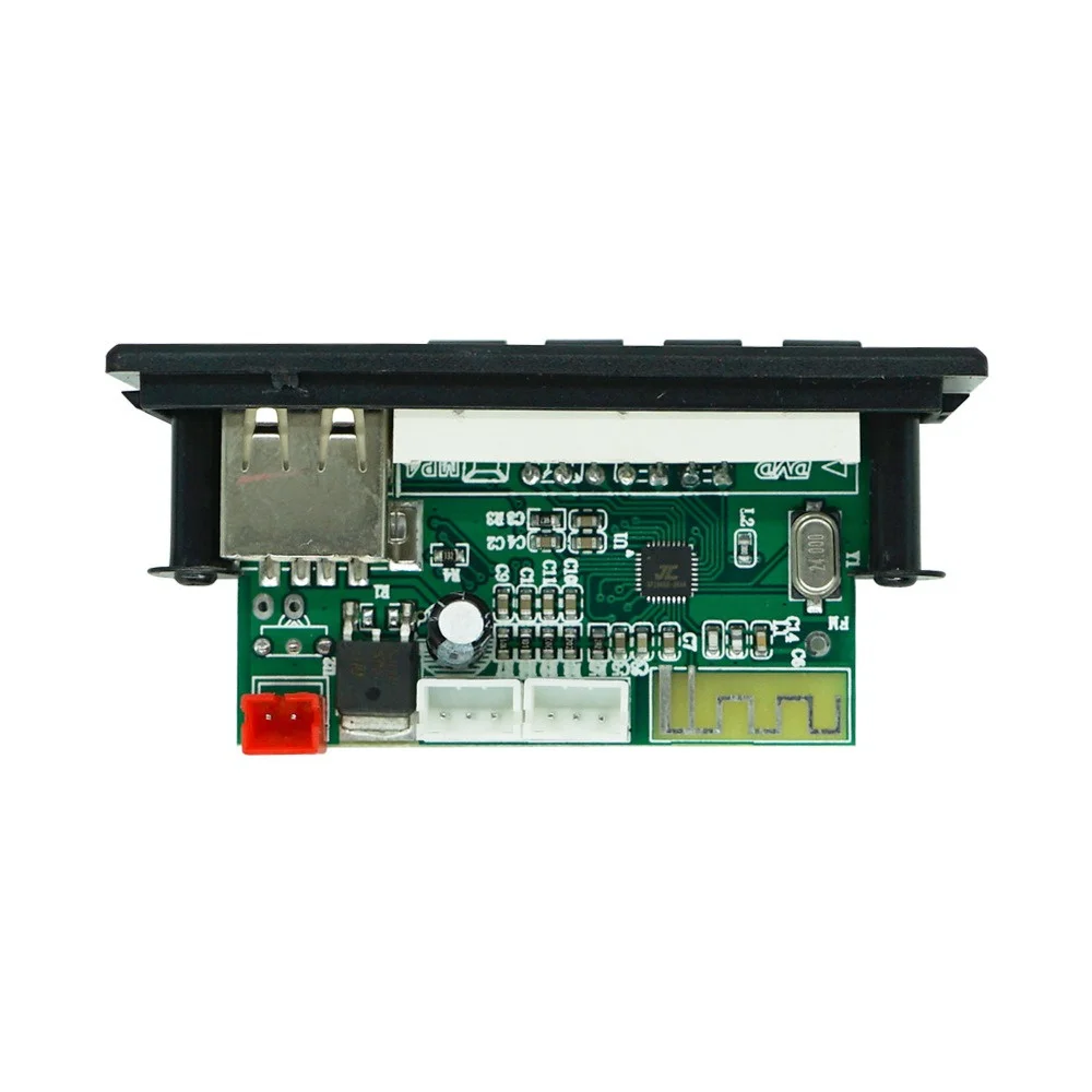 Audio power amplifier board Wireless Bluetooth 5V 12V MP3 WMA Decoder Board Audio Module Support USB TF FM Radio Module For Car Accessories