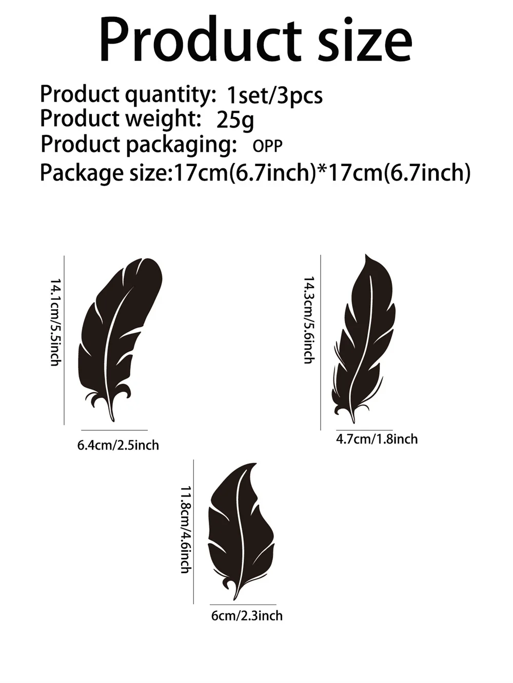 3D Feather Plume Mirror Wall Sticker For Living Room Art Home Decor Vinyl Decal DIY Acrylic Sticker Mural Wallpaper Decor