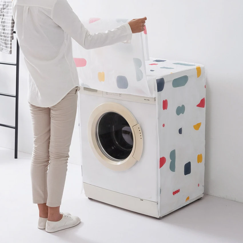 Durable Washing Machine Cover Waterproof Dustproof For Front Load Washer/Dryer 