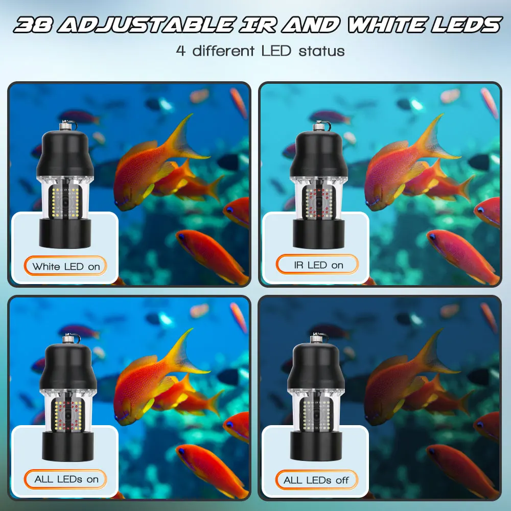 Caméra De Pêche Sous-marine MAOTEWANG 10 Pouces - Sonar IP68 360° 30m
