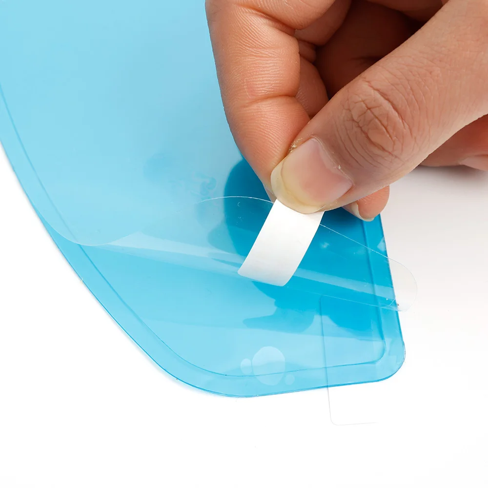 Film Pour Casque En Pe Patch De Film Anti-Buée Pour Visière De Casque