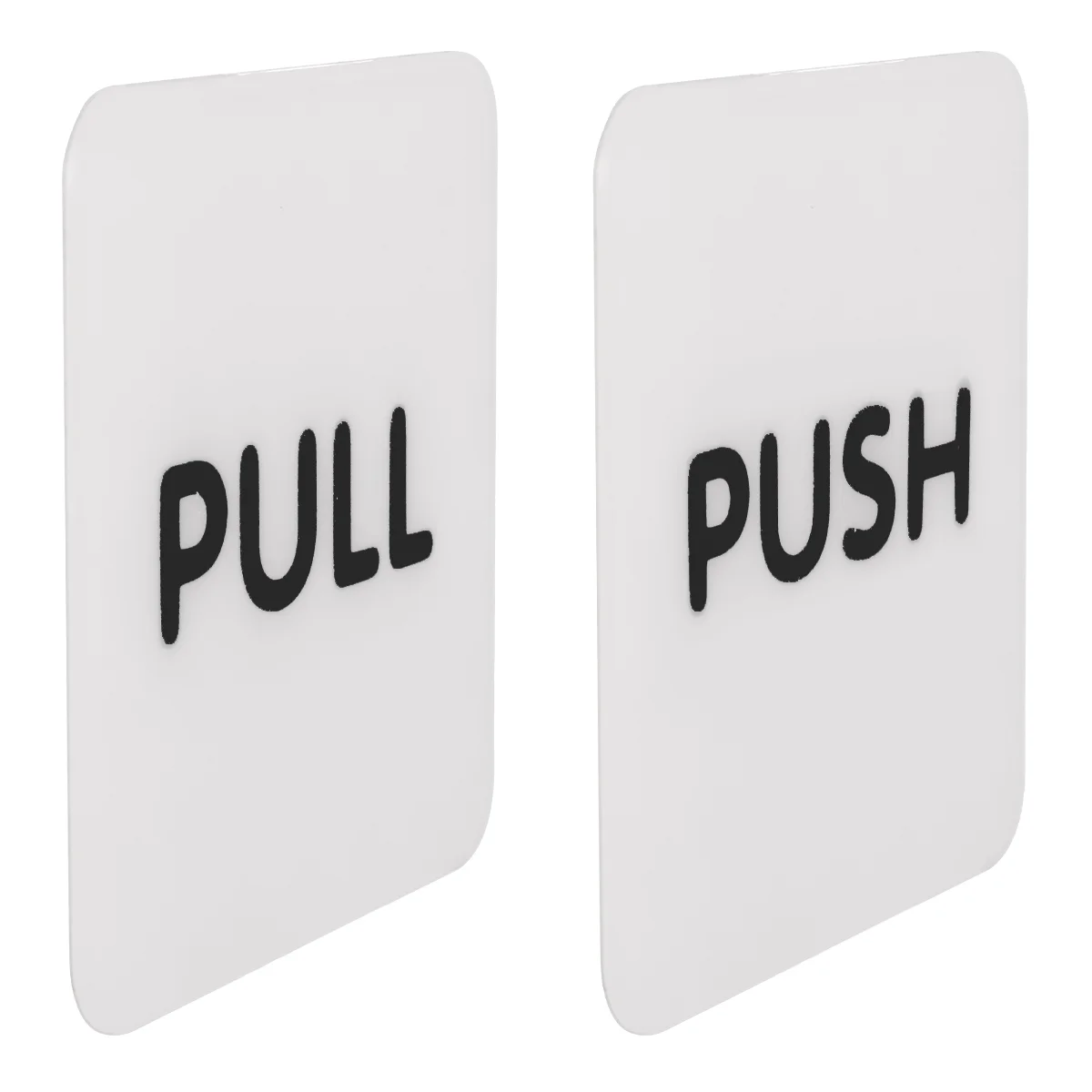 Push Pull Door Sign Entrance Exit Vinyl Decal Sticker , Bathroom Door Shop Window Salon Cafe Restaurant Office Vinyl Sign